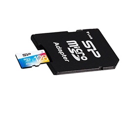 Silicon Power microSDXC Elite UHS-1 128GB + adapter