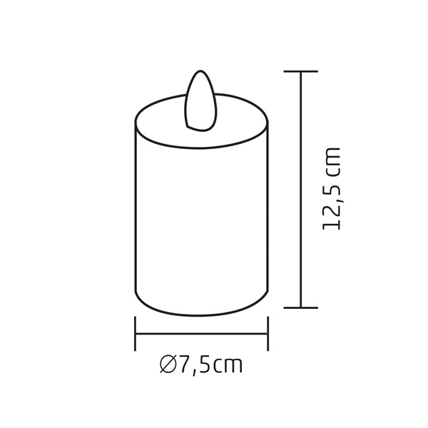 Somogyi CDO 1 LED-es gyertya