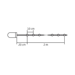 Somogyi MLF 26/WW Mikro LED-es fényfüzér