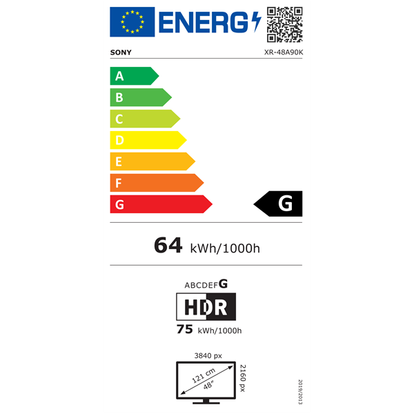 Sony 48" XR48A90KAEP 4K UHD Smart OLED TV