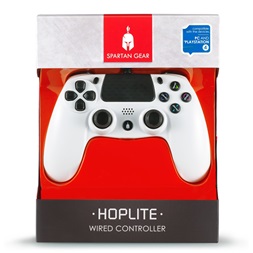 Spartan Gear 2807575 Hoplite PS4 vezetékes fehér kontroller