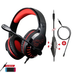 Spirit of Gamer PRO-H3 Nintendo Switch piros gamer headset