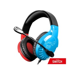 Spirit of Gamer PRO-SH3 Nintendo Switch piros-kék gamer headset