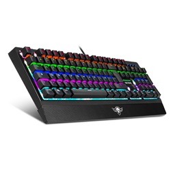 Spirit of Gamer XPERT K500 HUN fekete RGB USB mechanikus gamer billentyűzet