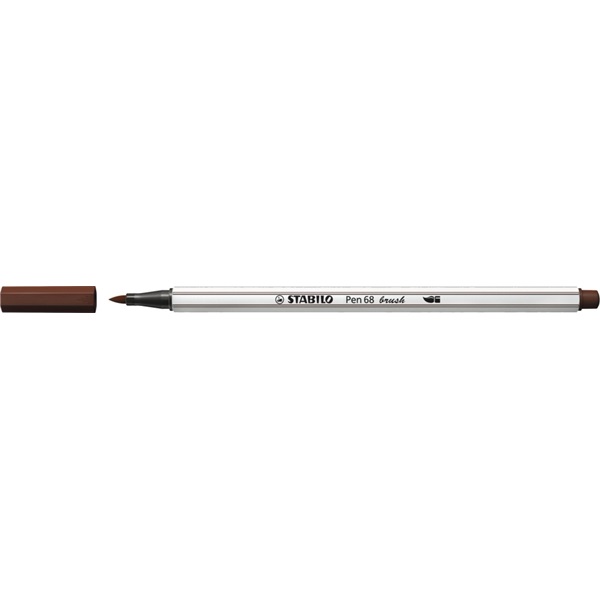 Stabilo Pen 68 brush barna ecsetfilc