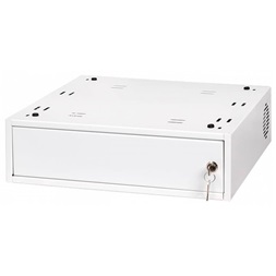 Stalflex CHR19-3U-420W 19" 3U 420mm mély fehér CCTV rack