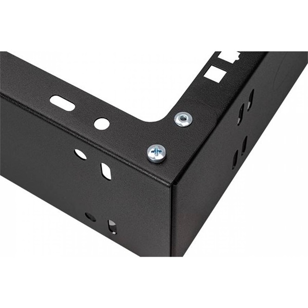 Stalflex WRH19-2U-330B 19" 2U 330mm mély fekete fali rack keret