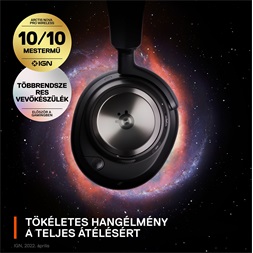 SteelSeries Arctis Nova Pro Wireless X fekete gamer headset