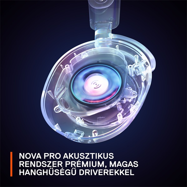 SteelSeries Arctis Nova Pro Wireless X fekete gamer headset