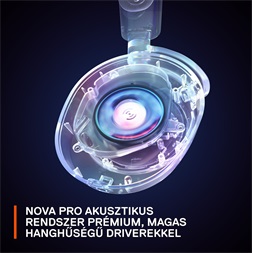 SteelSeries Arctis Nova Pro Wireless X fekete gamer headset