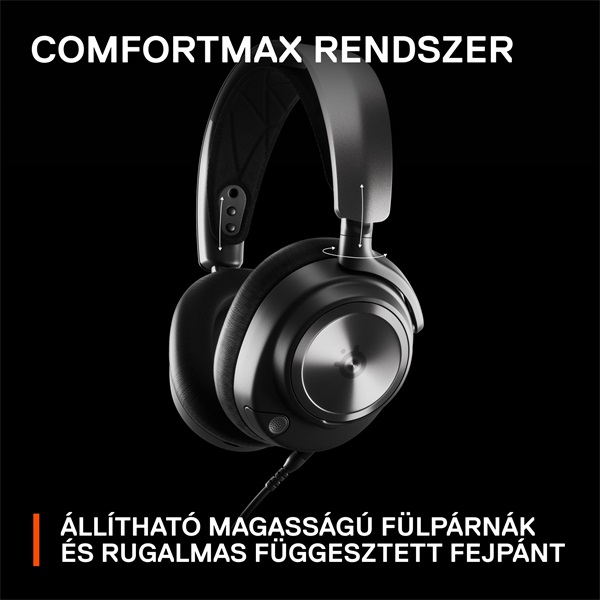 SteelSeries Arctis Nova Pro X fekete gamer headset