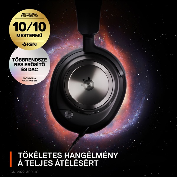 SteelSeries Arctis Nova Pro X fekete gamer headset