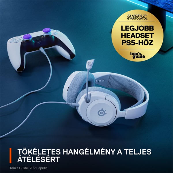 Steelseries Arctis Nova 1P fehér gamer headset