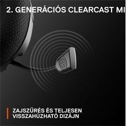 Steelseries Arctis Nova 1P fekete gamer headset