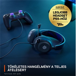 Steelseries Arctis Nova 1P fekete gamer headset