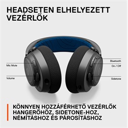 Steelseries Arctis Nova 7P vezeték nélküli kék-fekete gamer headset