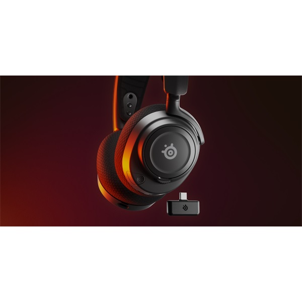 Steelseries Arctis Nova 7 vezeték nélküli fekete gamer headset