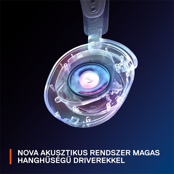 Steelseries Arctis Nova 7 vezeték nélküli fekete gamer headset