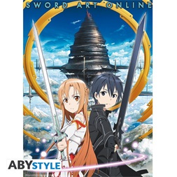 Sword Art Online "Asuna & Krito Aincrad" 52x38 cm poszter