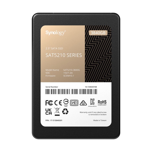 Synology SAT5210-3840G 3840GB SATA 2,5" Enterprise SSD