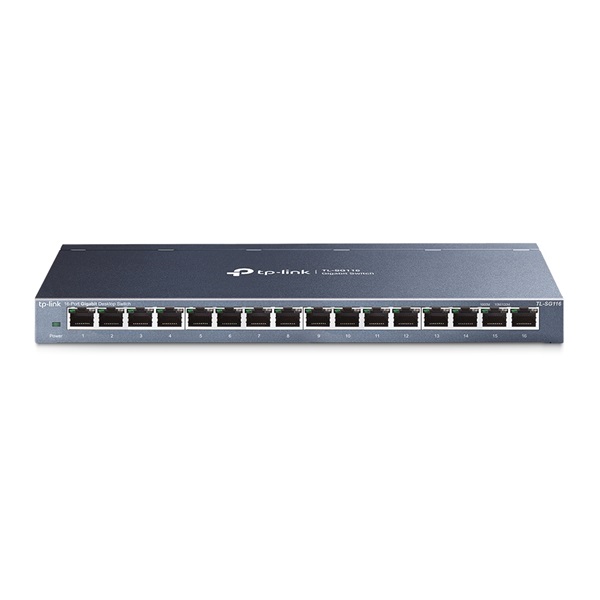 TP-Link TL-SG116 16port 10/100/1000Mbps LAN asztali switch