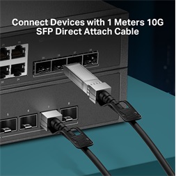 TP-Link TL-SM5220-1M 1 méter 10G SFP+ Direct Attach Kábel