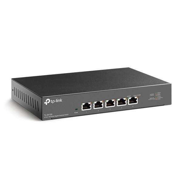 TP-Link TL-SX105 5x10GbE LAN port nem menedzselhető asztali switch