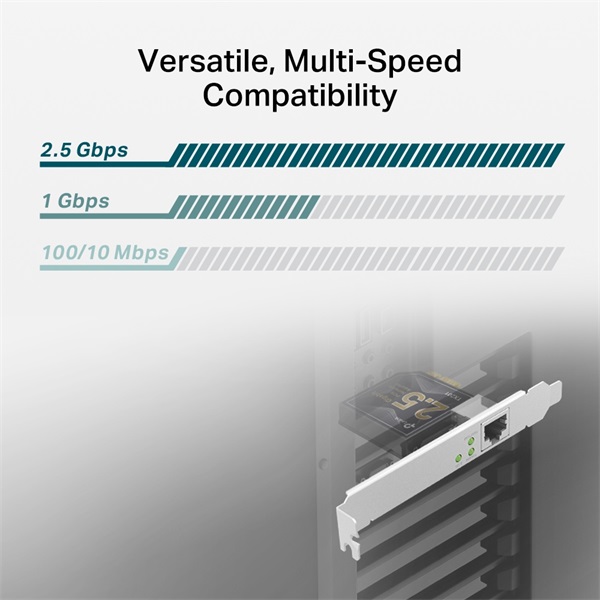 TP-Link TX201 2.5 Gigabit PCIe Hálózati Kártya