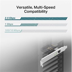 TP-Link TX201 2.5 Gigabit PCIe Hálózati Kártya