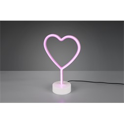 TRIO R55210101 Heart 30,5 cm USB asztali lámpa