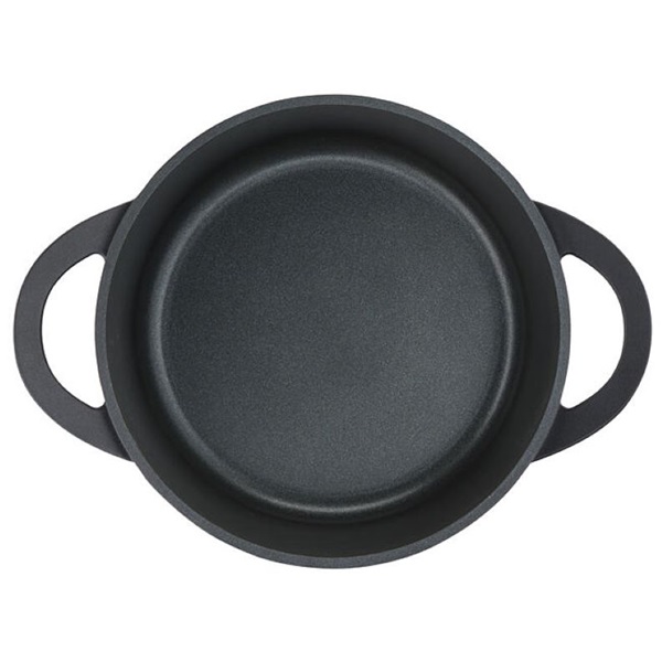 Tefal E2184634 Trattoria öntött alumínium fedős 28 cm-es fekete lábas