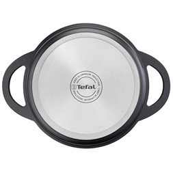 Tefal E2184634 Trattoria öntött alumínium fedős 28 cm-es fekete lábas