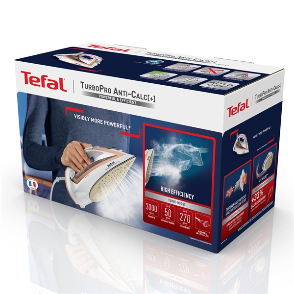 Tefal FV5697E1 fehér-rózsaarany gőzölős vasaló