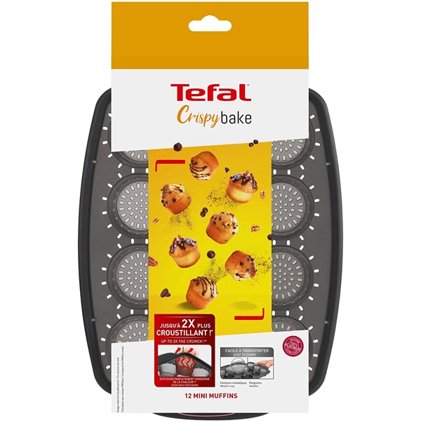 Tefal J4170214 Crispybake szilikon mini muffin sütőforma