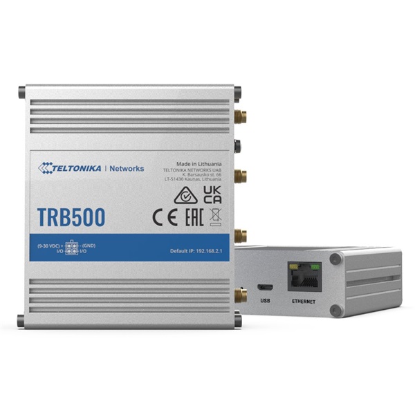 Teltonika TRB500 10/100/1000 Mbps LAN 1xminiSIM 5G ipari gateway