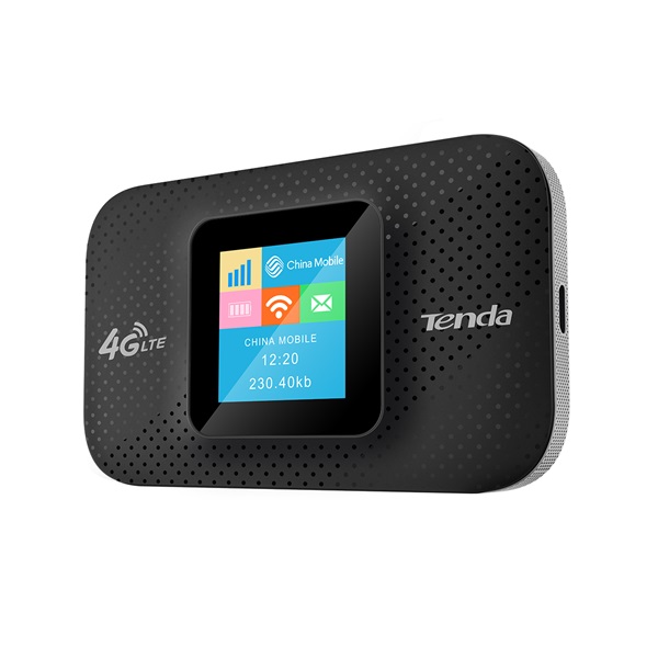 Tenda 4G185 4G/LTE LCD kijelzős hordozható mobil router