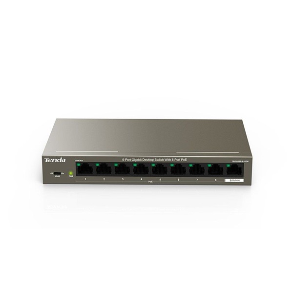 Tenda TEG1109P-8-102W 9port GbE LAN PoE (102W) switch