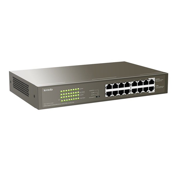 Tenda TEG1116P-16-150W 16port GbE LAN PoE (150W) switch