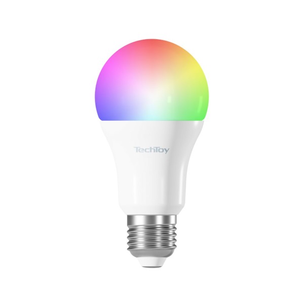 Tesla TSL-LIG-A70ZB TechToy 9W RGB E27 okos izzó