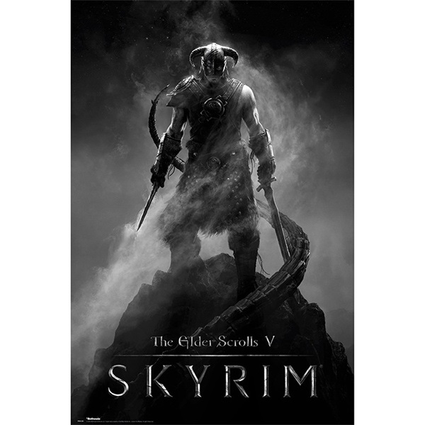 The Elder Scrolls V Skyrim "Dragonborn" 91,5x61 cm poszter
