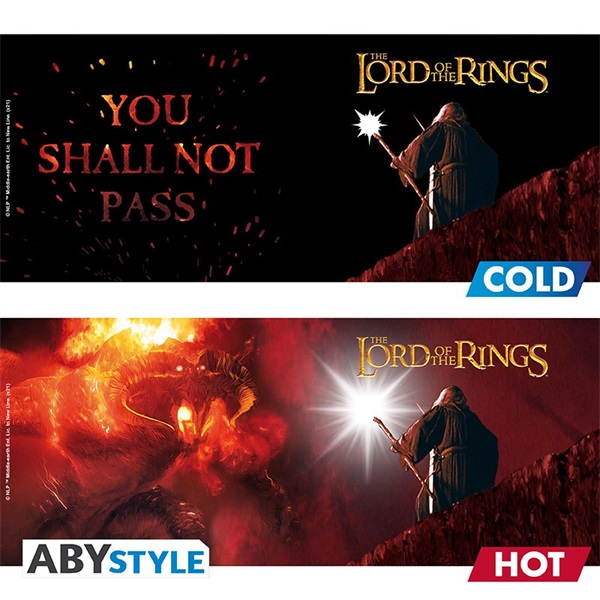The Lord of the Rings "You Shall Not Pass" 460ml hőre változó bögre