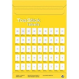 Topstick 70x67,7mm szegéllyel 100 ív 1200 db-os etikett