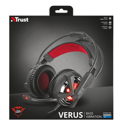 Trust GXT 353 Verus Bass Vibration gamer USB headset