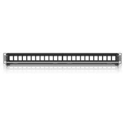 Ubiquiti 19" 1U moduláris ezüst színű üres patch panel