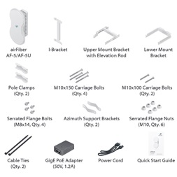 Ubiquiti AF-5U AirFiber 1Gbps+ Duplex Pont-Pont Gigabit Radio