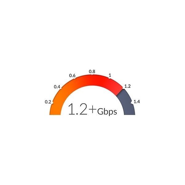 Ubiquiti AF-5 AirFiber 1Gbps+ Duplex Pont-Pont Gigabit Radio