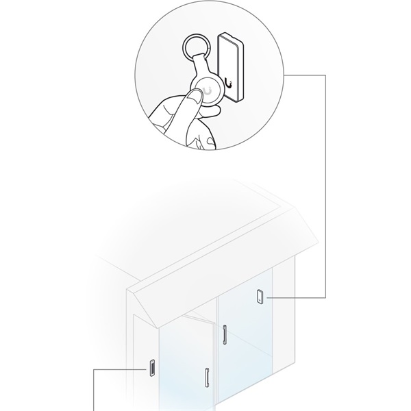 Ubiquiti UA-Pocket UniFi Access Pocket kulcstartó 10db/csomag