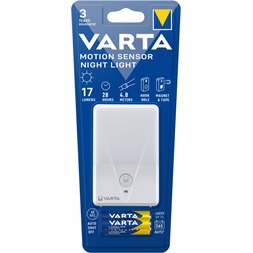 Varta 16624101421 Motion Sensor Night Light éjjeli lámpa + 3db AAA elem