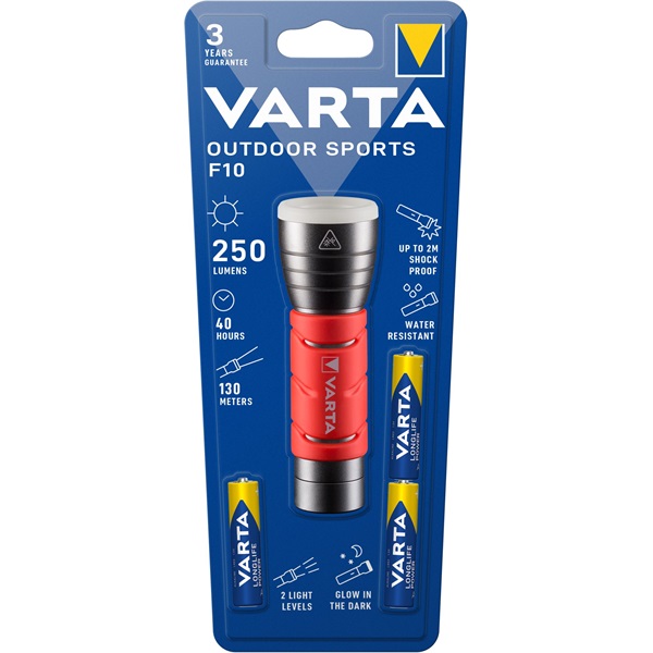 Varta 17627101421 Outdoor Sports F10 elemlámpa