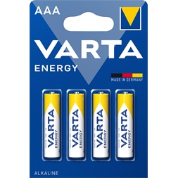 Varta 4103229414 Energy AAA LR03) alkáli mikro ceruza elem 4db/bliszter